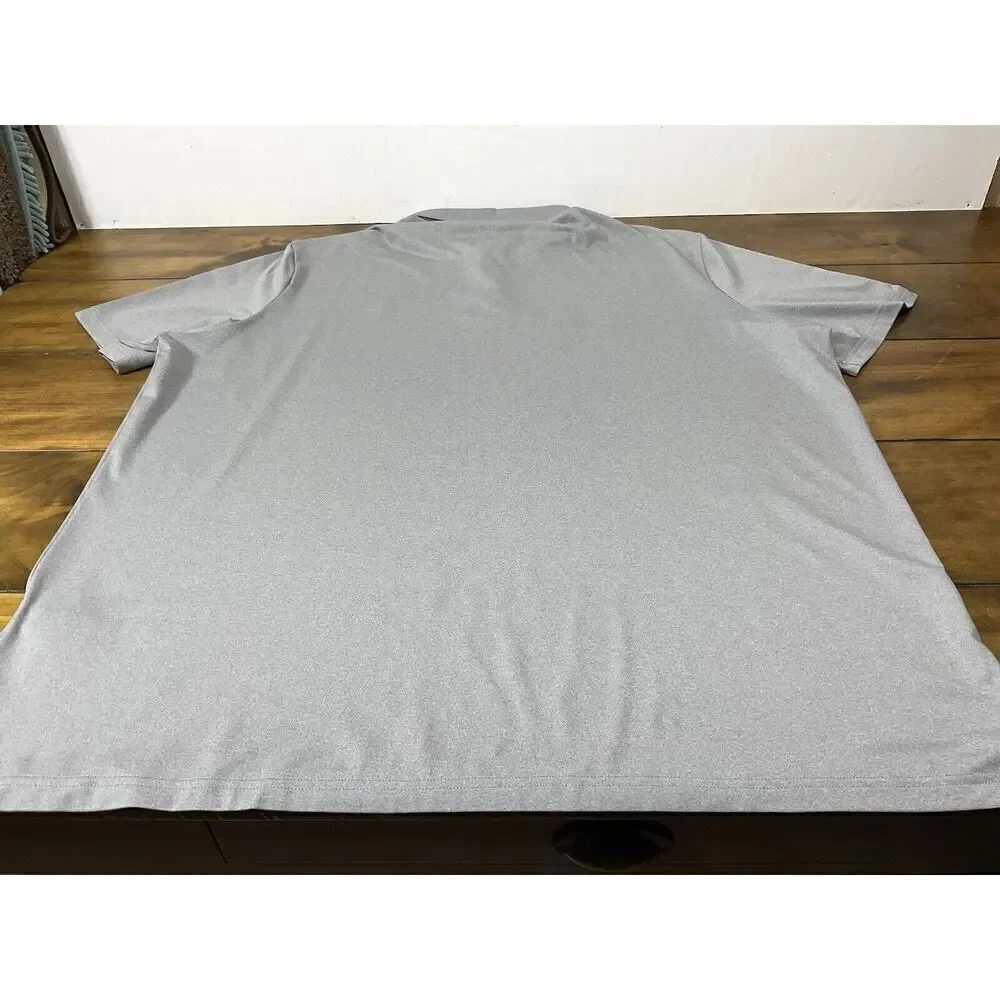 Polo Ralph Lauren Shirt Men 2XL Performance Gray Stretch Wicking Pony Golf